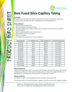 Product Sheet Capillary 09