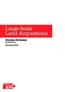 Agriculture / Anti-corporate activism / Neocolonialism / Rural community development / Food and drink / Land grabbing / Economy / Structure / Land management / Land reform / Food security / Mergers and acquisitions