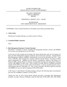 Microsoft Word - Finance Committee Minutes FINAL _030514_