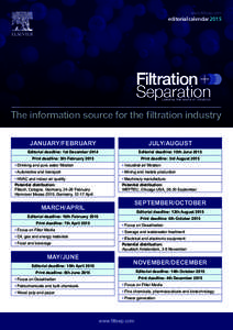 Filtration & Separation Media Pack