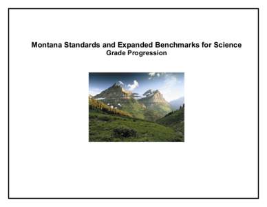 Microsoft Word - MT Standards and Expanded Benchmarks for Science FINAL.doc