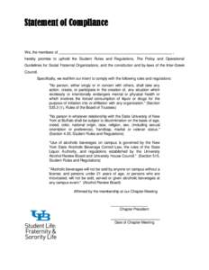 Statement of Compliance (PDF)