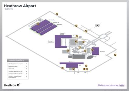 Navigation (page 1 of 6) Heathrow Airport overview 1  Departures level