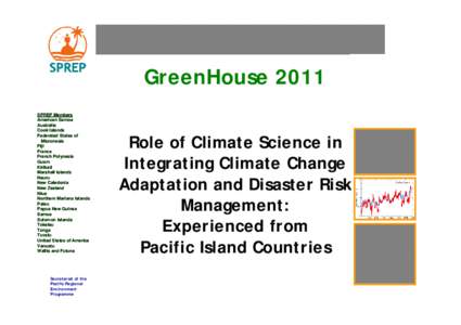 SPREP and it’s Climate Change Programme