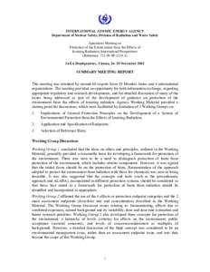 Radioactivity / Health / Ionizing radiation / Radiation / Environmental impact assessment / National Commission for Radiation Protection of Ukraine / Radiation protection / Radiobiology / Physics / Nuclear physics