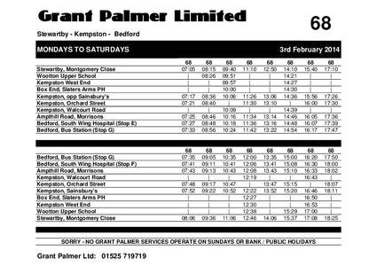 Grant Palmer Limited  68 Stewartby - Kempston - Bedford