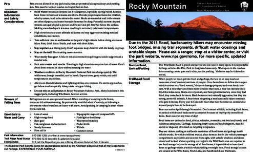 Rocky Mountain National Park / Yellowstone National Park / Wild Basin /  Rocky Mountain National Park / Colorado counties / Geography of Colorado / Colorado