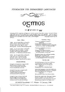 Politics of Mexico / Ogmios / Ernesto Zedillo / Foundation for Endangered Languages / Matthew McDaniel / Indigenous languages of the Americas / Mexico / Americas / Zapatista Army of National Liberation / San Andrés Accords / Chiapas