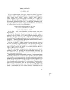 Senate Bill No. 50 CHAPTER 863 An act to amend Section[removed]of, and to add Sections[removed]and[removed]to, the Health and Safety Code, and to amend Sections 42463, 42464, 42465, [removed], [removed], [removed], 4247