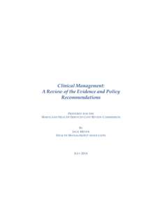 Microsoft Word - 3-Clinical Management[removed]docx