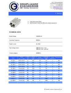 Comité International Spécial des Perturbations Radioélectriques / Electromagnetic compatibility / Threaded rod