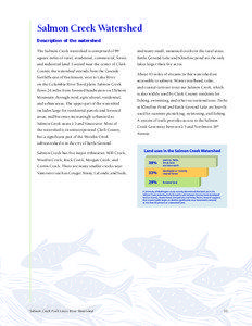 Salmon Creek Watershed Description of the watershed The Salmon Creek watershed is comprised of 89