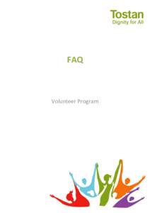 FAQ  Volunteer Program Tostan Volunteer Program - FAQ