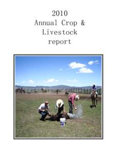 2010 Annual Crop & Livestock report