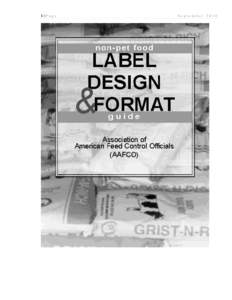 Label Design and Format Guide