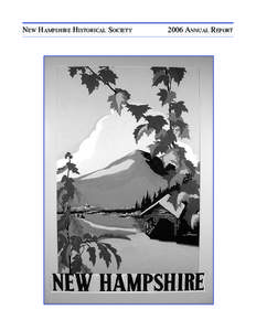 NEW HAMPSHIRE HISTORICAL SOCIETY[removed]ANNUAL REPORT Page 2