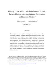 Felipe Calderón / Enrique Peña Nieto / Organized crime / Local government / Federal Police / Law enforcement in Mexico / Government / Mexico / Mexican Drug War / Crime in Mexico