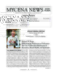 Mycological Society of San Francisco  MYCENA NEWS JAN 2018 VOL 69:05