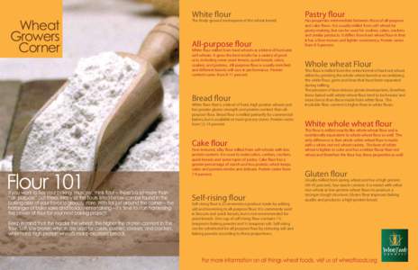 Staple foods / Wheat flour / Whole-wheat flour / Durum / Bread / Whole grain / Gluten / Cake / Leavening agent / Food and drink / Wheat / Flour