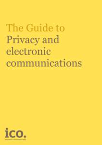 The Guide to Privacy and electronic communications