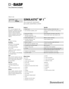 PRODUCT DATA[removed]Joint Sealants