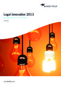 1  Legal innovation 2013