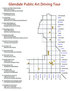 Foothills Branch Library / Myrtle Avenue / Glendale /  California / Q / M / Fifth Avenue / V / R / F / Arizona / Grand Avenue / Bell Road