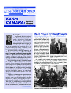 Assemblyman  Karim CAMARA: