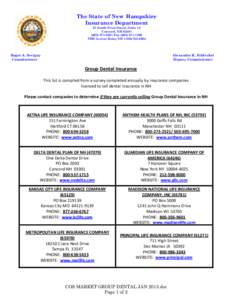 Microsoft Word - COS MARKET GROUP DENTAL JAN 2013.doc