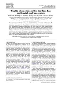 Phil. Trans. R. Soc. B[removed], 95–111 doi:[removed]rstb[removed]Published online 6 December 2006 Trophic interactions within the Ross Sea continental shelf ecosystem