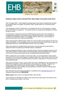 Media Release: August 2007