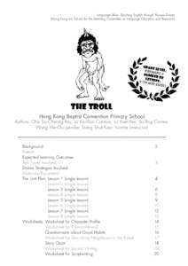 Lesson / Worksheet / Troll / Education / Teaching / Learning