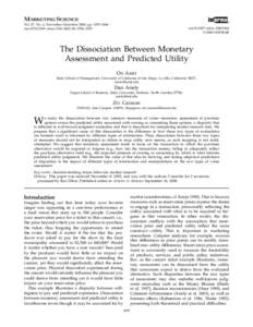 Microeconomics / Willingness to accept / Recall / Monetary policy / Economics / Memory / Mind