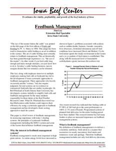 To enhance the vitality, profitability, and growth of the beef industry of Iowa  Feedbunk Management Dan Loy Extension Beef Specialist Iowa State University