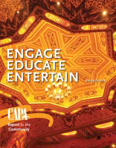engage educate entertain Report to the Community