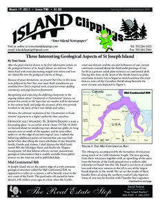 March 17, 2011 • Issue 790 • $1.00  Serving St. Joseph Island since 1995