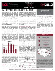 GREENVILLE  FLEX MARKET REPORT  IMPROVING FLEXIBILITY IN FLEX