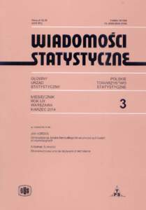 Wiadomości Statystyczne Nr 3 - Marzec 2014 r.