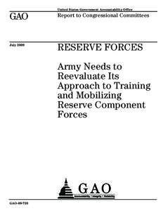 Reserve components of the United States armed forces / National Guard of the United States / Military reserve force / Employment / United States Coast Guard Reserve / Fort McPherson / United States Department of Defense / United States Army / United States Army Reserve