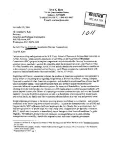 Eva K. Kuo 719 W Constitution Drive Gilbert, AZ[removed]T: [removed]F: [removed]E-mail: [removed] November 29,2004