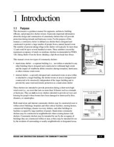 1 Introduction 1.1 Purpose  This document is a guidance manual for engineers, architects, building