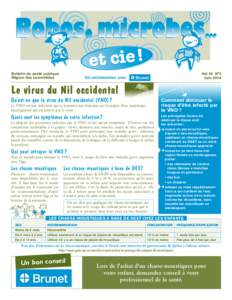Bulletin de santé publique Région des Laurentides Vol.19 N°3 Juin 2014