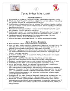 Microsoft Word - 40 Tips to Reduce False Alarms.doc