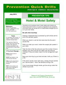 Fire protection / Fire suppression / Motel / Fire sprinkler system / Smoke detector / Fire alarm system / Winecoff Hotel fire / Safety / Active fire protection / Building automation