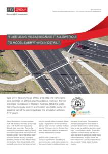 SUCCESS STORY MAIN ROADS WESTERN AUSTRALIA – PTV VISSIM & THE EELUP ROUNDABOUT 