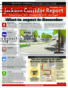 SEATTLE STREETCAR FIRST HILL LINE December 2013 Jackson Corridor Report Pioneer Square