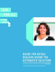 GUIDE FOR RETAIL DEALERS USING THE AUTOMATED SOLUTION revenuquebec.ca  Program for Administering the Fuel Tax Exemption for Indians