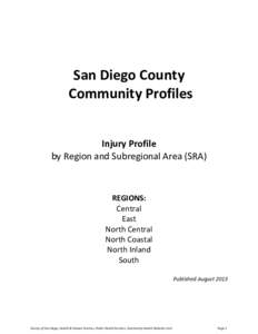 Geography of California / San Diego metropolitan area / San Antonio-San Diego Mail Line / San Diego / San Diego County /  California / Medical Officer for Health / Public health
