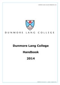 Dunmore Lang College / Dunmore / Common Room / John Dunmore Lang / Academia / Education / Knowledge