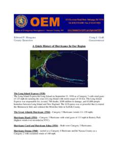 New England hurricane / Hurricane Gloria / Contemporary history / Modern history / Hurricane Donna / Hurricane Fox / Effects of Hurricane Isabel in North Carolina / Geography of the United States / Canada / Long Island